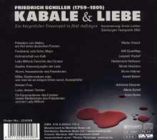 Schiller,Friedrich:Kabale &amp; Liebe, 2 CDs