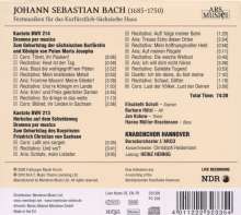 Johann Sebastian Bach (1685-1750): Kantaten BWV 213 &amp; 214, CD