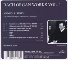 Johann Sebastian Bach (1685-1750): Orgelwerke Vol.1, CD