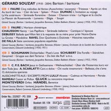 Gerard Souzay singt Arien &amp; Lieder, 4 CDs