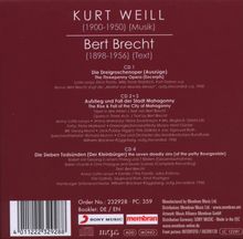 Kurt Weill (1900-1950): Kurt Weill/Bert Brecht - 3 Opern, 4 CDs