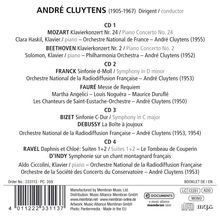 Andre Cluytens - Noble Maitre de Musique, 4 CDs