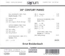 Ernst Breidenbach - 20th Century Piano, CD