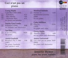 Jennifer Hymer - Ceci n'est pas un piano, CD