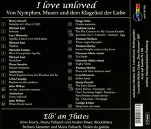 Musik für Blockflöten &amp; Viola da Gamba "I love unloved", CD