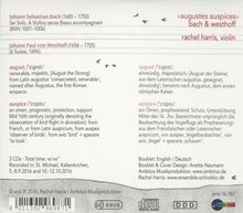 Rachel Harris - Augustes Auspices, 3 CDs