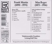 Frank Martin (1890-1974): Messe für 2 vierstimmige Chöre, CD