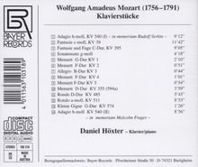 Wolfgang Amadeus Mozart (1756-1791): Klavierstücke, CD