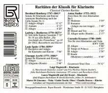 Luigi Magistrelli - Raritäten der Klassik für Klarinette, CD
