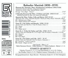 Bohuslav Martinu (1890-1959): Kammermusik, CD