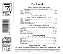 Lajos Lencses - Bach und..., CD