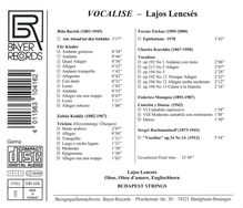 Lajos Lencses - Vocalise, CD