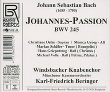 Johann Sebastian Bach (1685-1750): Johannes-Passion BWV 245, 2 CDs