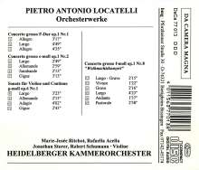 Pietro Locatelli (1695-1764): Concerti grossi, CD
