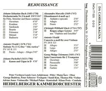 Heidelberger Kammerorchester - Rejouissance, CD