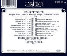 Hans Pfitzner (1869-1949): Klavierlieder, CD