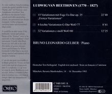 Ludwig van Beethoven (1770-1827): Klaviervariationen, CD