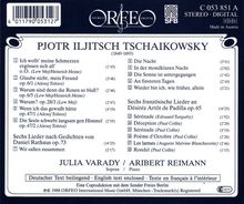 Peter Iljitsch Tschaikowsky (1840-1893): Lieder, CD