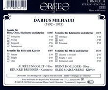 Darius Milhaud (1892-1974): Kammermusik für Bläser &amp; Klavier, CD