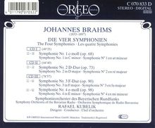 Johannes Brahms (1833-1897): Symphonien Nr.1-4, 3 CDs