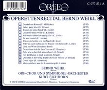 Bernd Weikl - Operettenrecital, CD