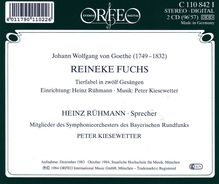 Reineke Fuchs - Tierfabel in zwölf Gesängen, 2 CDs
