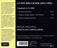 Anton Bruckner (1824-1896): Symphonie Nr.9, CD