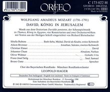 Wolfgang Amadeus Mozart (1756-1791): Oratorium "David,König in Jerusalem", 2 CDs