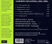 Alberto Ginastera (1916-1983): Pampeanas Nr.1 &amp; 2, CD
