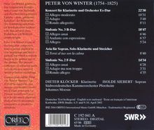 Peter von Winter (1754-1825): Symphonien Nr.2 &amp; 3, CD