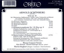 Arnold Schönberg (1874-1951): Suite op.29, CD