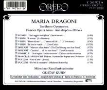 Maria Dragoni singt Arien, CD