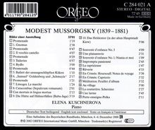 Modest Mussorgsky (1839-1881): Bilder einer Ausstellung (Klavierfassung), CD