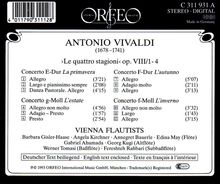 Antonio Vivaldi (1678-1741): Concerti op.8 Nr.1-4 "4 Jahreszeiten", CD