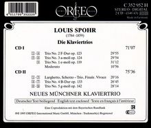 Louis Spohr (1784-1859): Klaviertrios Nr.1-5, 2 CDs