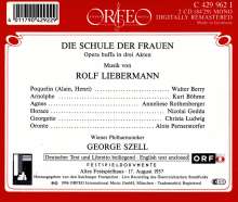 Rolf Liebermann (1910-1999): Die Schule der Frauen, 2 CDs