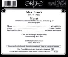 Max Bruch (1838-1920): Moses op.67 (Oratorium), 2 CDs