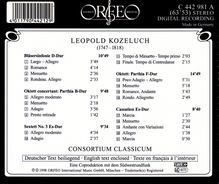 Leopold Kozeluch (1747-1818): Bläsersymphonie in D, CD