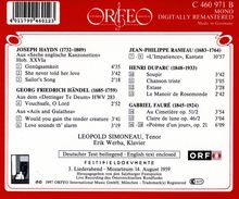 Leopold Simoneau singt Arien &amp; Lieder, CD