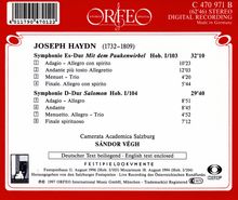 Joseph Haydn (1732-1809): Symphonien Nr.103 &amp; 104, CD