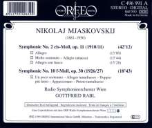 Nikolai Miaskowsky (1881-1950): Symphonien Nr.2 &amp; 10, CD