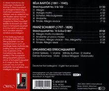 Franz Schubert (1797-1828): Streichquartett Nr.15, CD