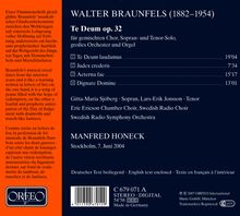Walter Braunfels (1882-1954): Te Deum op.32, CD
