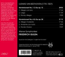 Ludwig van Beethoven (1770-1827): Klavierkonzerte Nr.1 &amp; 4, CD