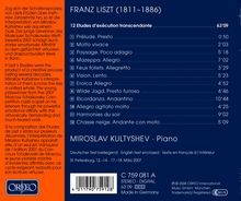 Franz Liszt (1811-1886): Etudes d'execution transcendante, CD