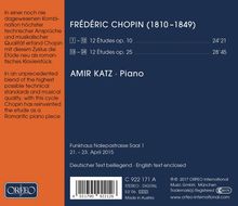 Frederic Chopin (1810-1849): Etüden Nr.1-24, CD