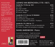 Ludwig van Beethoven (1770-1827): Klaviersonaten Nr.7,21,32, CD