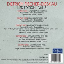 Dietrich Fischer-Dieskau - Lied Edition Vol.3 (Orfeo), 5 CDs