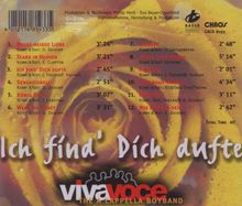 Vivavoce - A Cappella Boyband: Ich find' dich dufte, CD