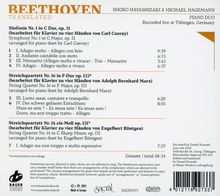 Ludwig van Beethoven (1770-1827): Transkriptionen für Klavier 4-händig, CD
